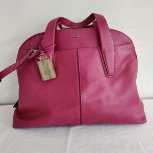 Tumi Carlisle Laptop Handbag - Pink Leather